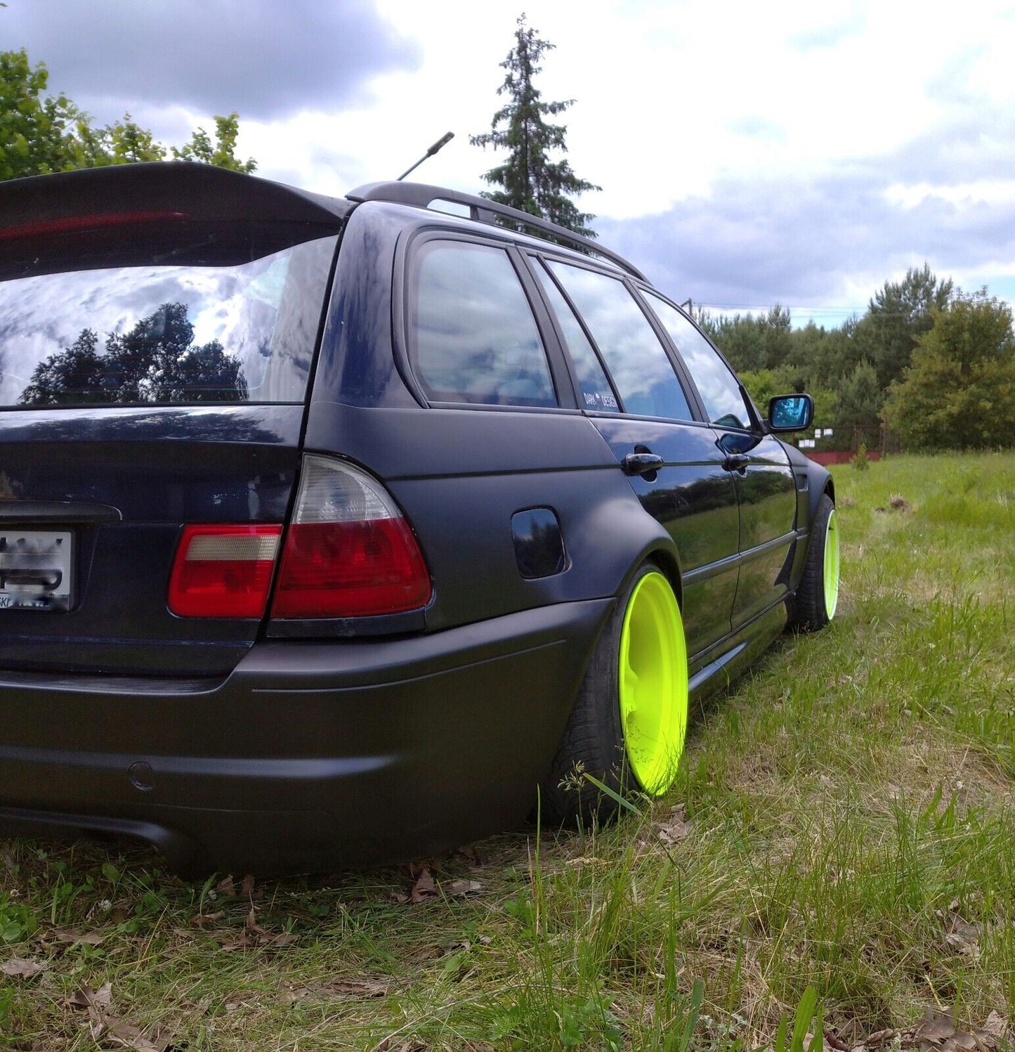 BMW e46 Touring facelift FENDERS BUMPERS SPOILER SIDE SKIRTS FULL BODY M3 Style