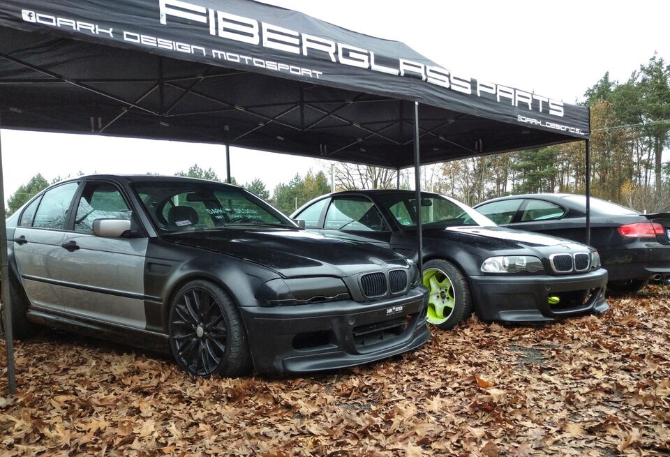 BMW e46 Sedan FENDERS BUMPERS SPOILER SIDE SKIRTS FULL BODY M3 Style WideBody