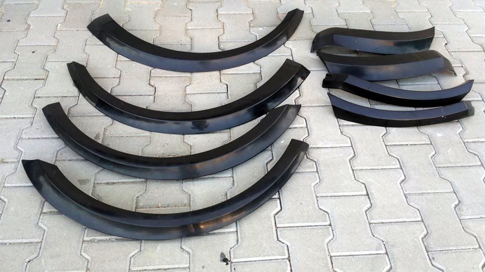 Mercedes ml w164 AMG style FENDER FLARES WHEEL ARCH EXTENSIONS 8PCS