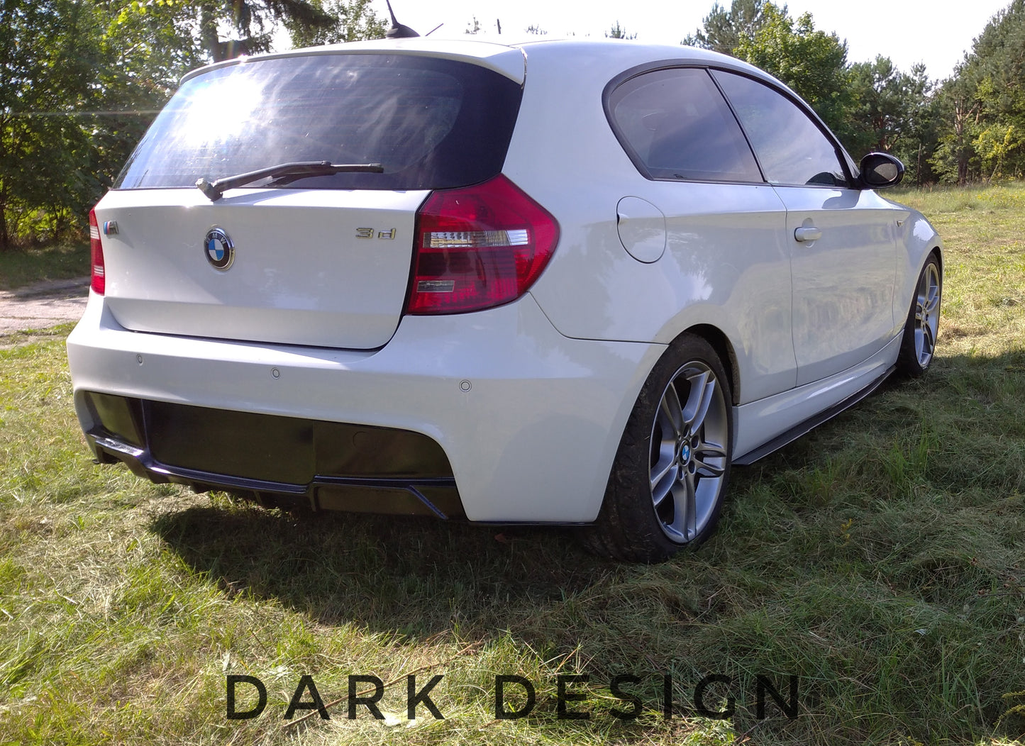Bmw 1 E81 E87 Dark Design Style set (full) body kit individual style for M pack package