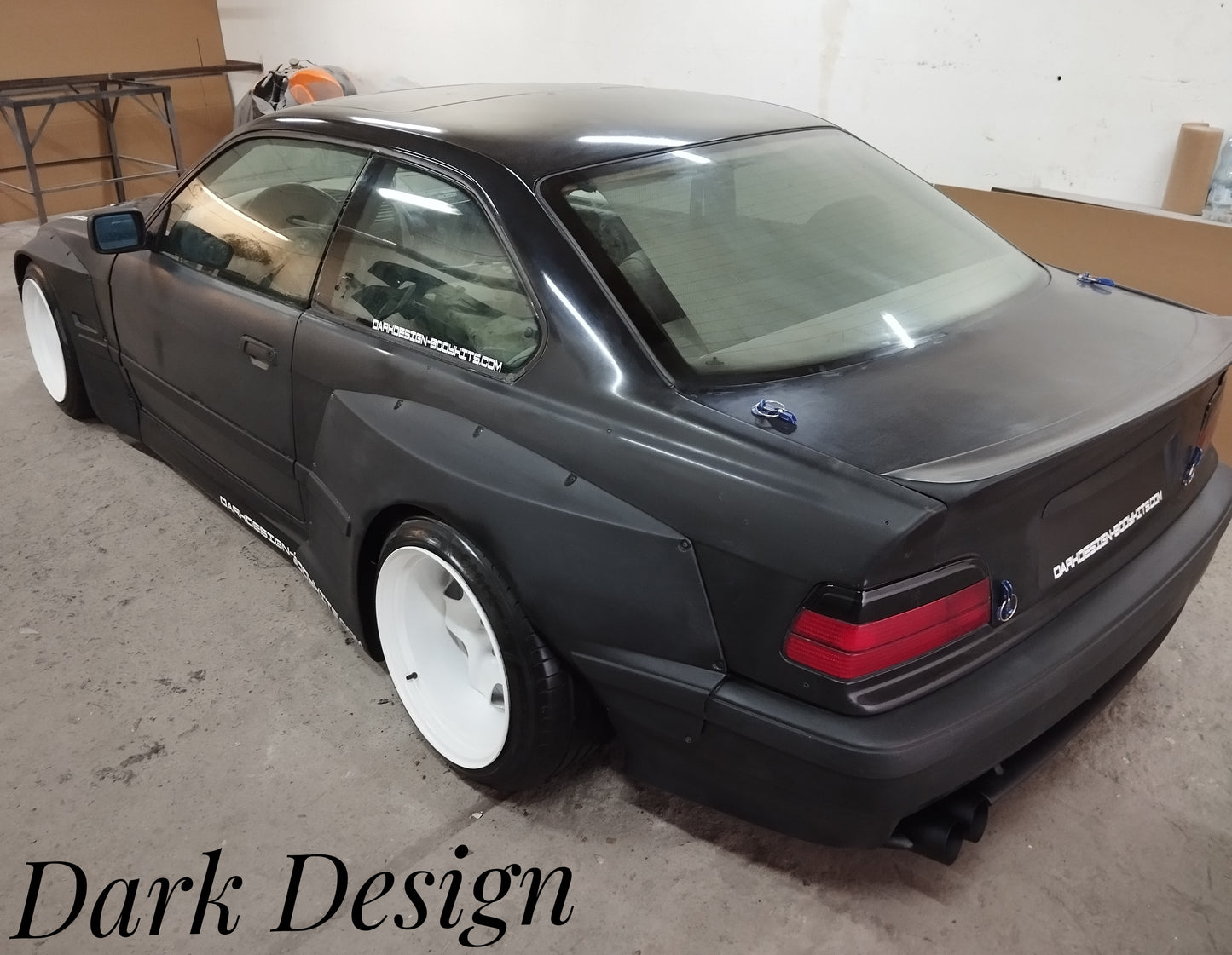 BMW E36 COUPE/CABRIO NOT PANDEM DARK DESIGN STYLE FULL WIDE BODY FENDERS ARCHES