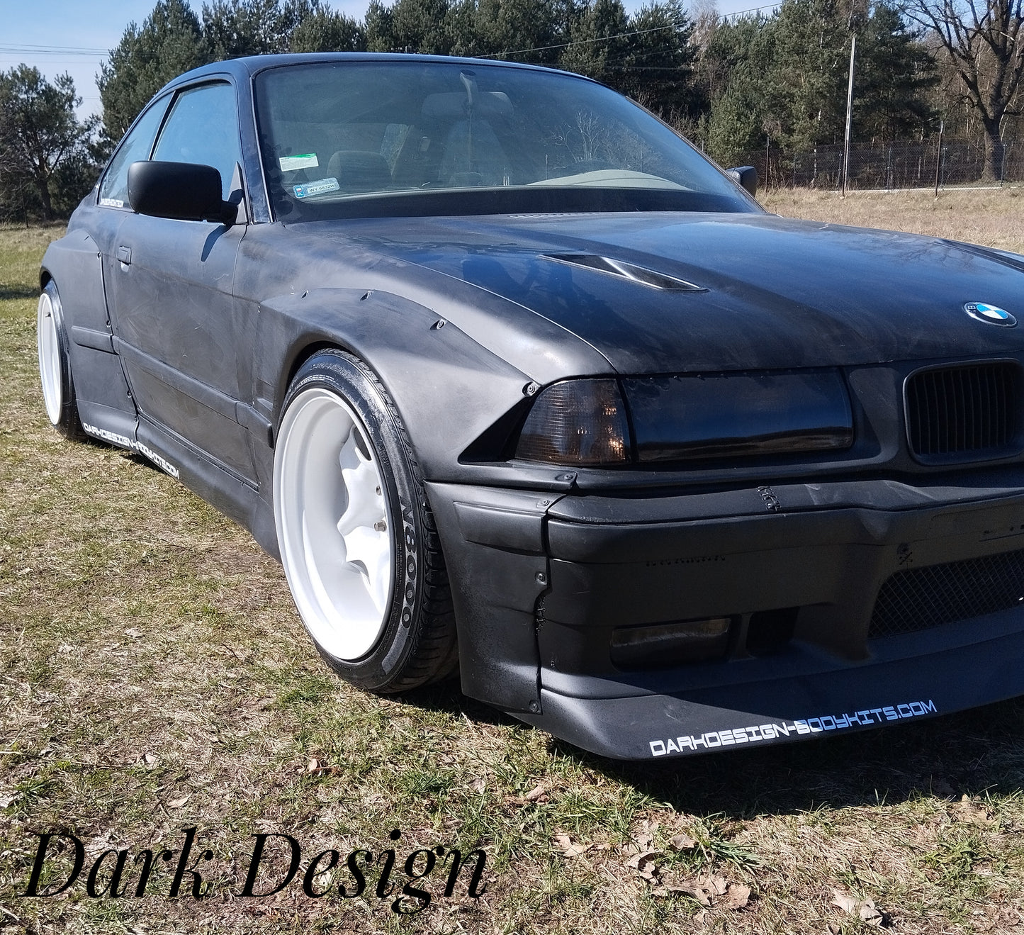 BMW E36 COUPE/CABRIO NOT PANDEM DARK DESIGN STYLE FULL WIDE BODY FENDERS ARCHES