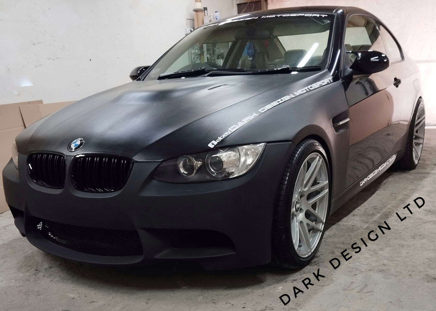 BMW 3 e92 Coupe Bonnet M3 LOOK Dark Design drift race daily