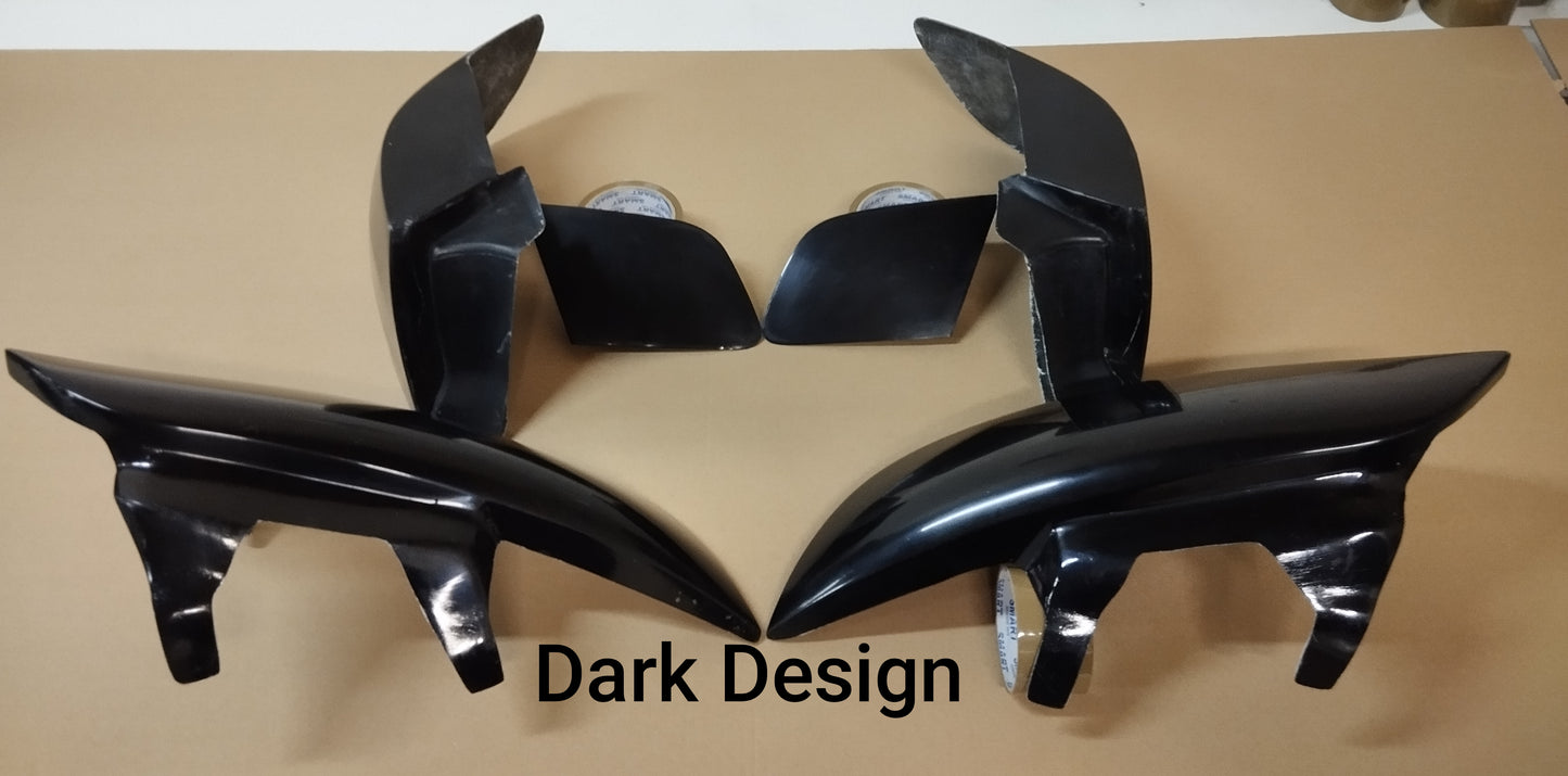 BMW 3 E92 Coupe Fibreglass Headlight Blanks/covers L+R FRONT/REAR DRIFT/RACE