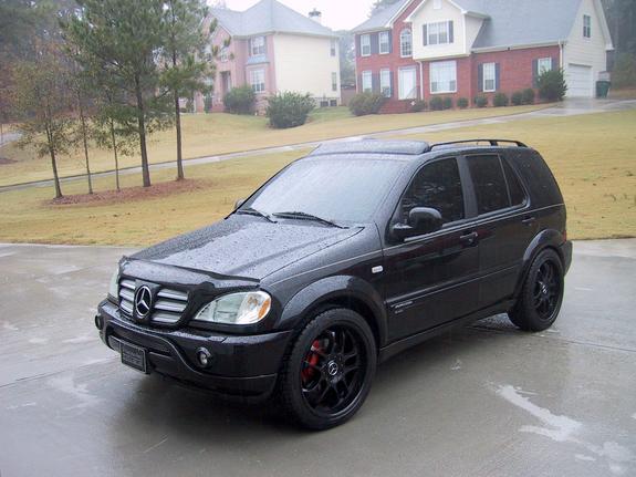 Mercedes ML W163 BRABUS style FENDER FLARES WHEEL ARCH EXTENSIONS set 4PCS