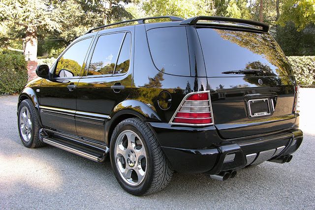 Mercedes ML W163 BRABUS style FENDER FLARES WHEEL ARCH EXTENSIONS set 4PCS