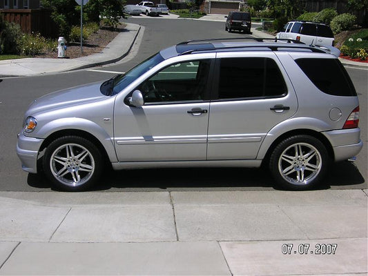 Mercedes ML W163 BRABUS style FENDER FLARES WHEEL ARCH EXTENSIONS set 4PCS