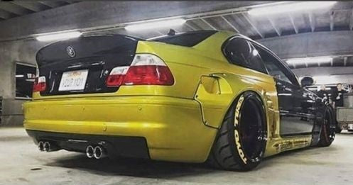 BMW 3 E46 M3 COUPE PDM STYLE WIDEBODY FENDERS ARCHES 6PCS BODY KIT