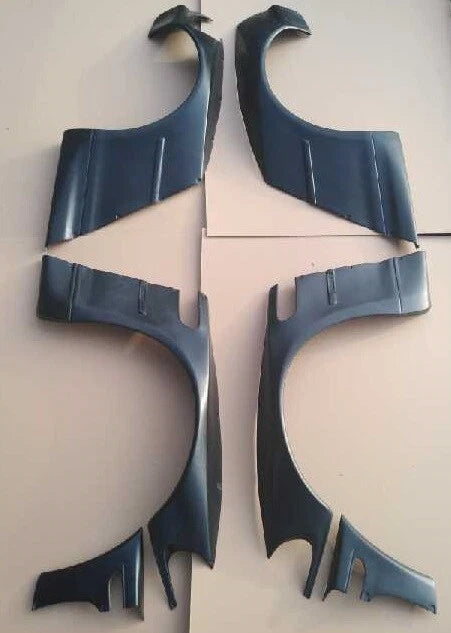 BMW 3 E46 M3 COUPE PDM STYLE WIDEBODY FENDERS ARCHES 6PCS BODY KIT