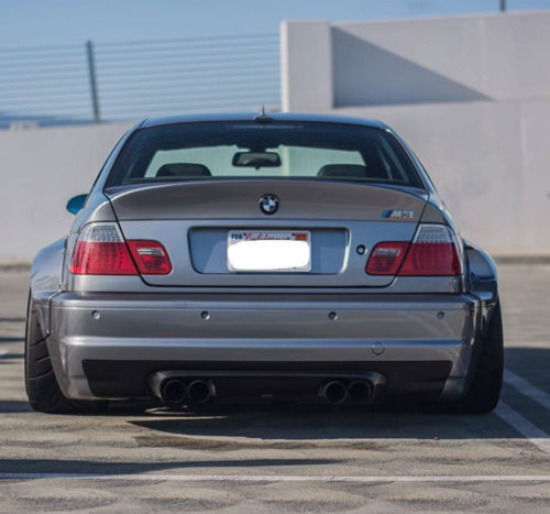 BMW 3 E46 M3 COUPE PDM STYLE WIDEBODY FENDERS ARCHES 6PCS BODY KIT