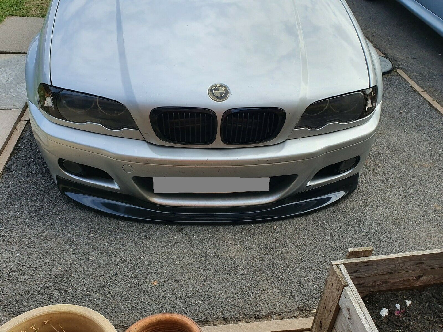 BMW 3 e46 CSL style front lip for m3 bumper / replica m3 bumper
