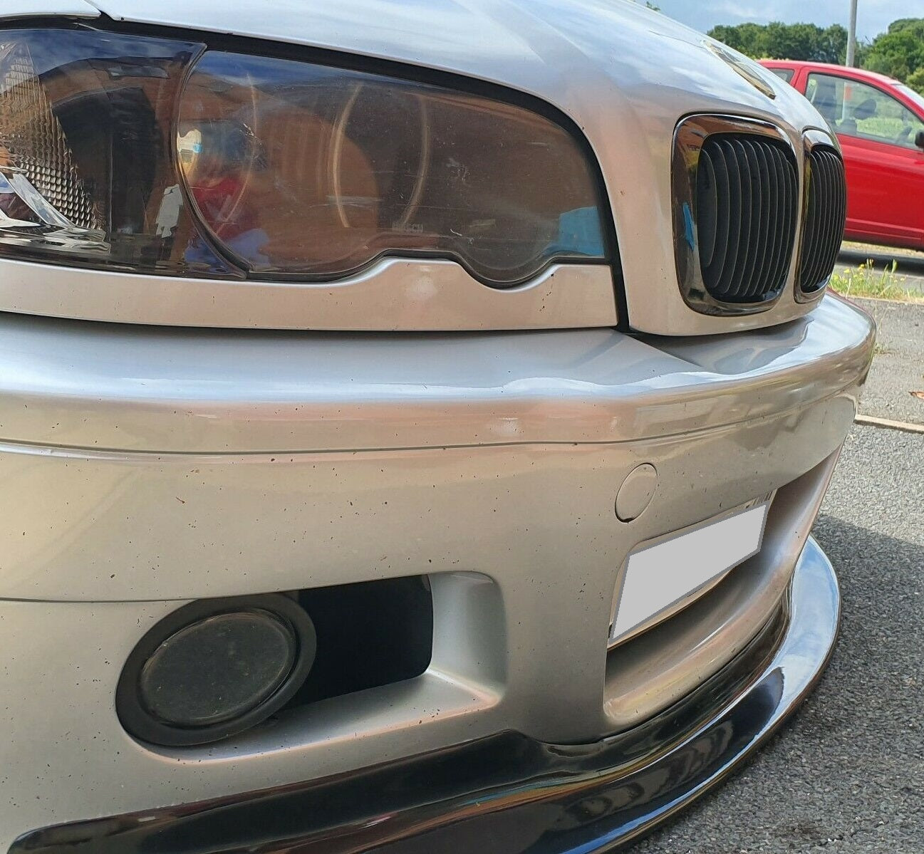 BMW 3 e46 CSL style front lip for m3 bumper / replica m3 bumper