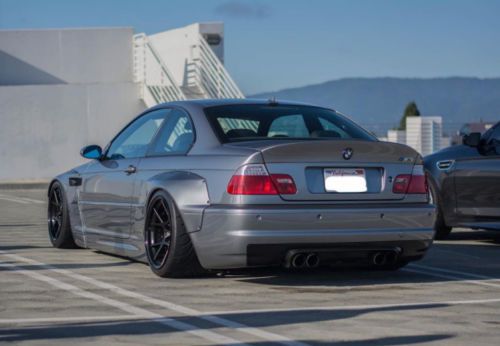 BMW 3 E46 M3 COUPE PDM STYLE WIDEBODY FENDERS ARCHES 6PCS BODY KIT