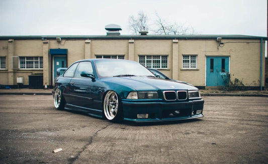 BMW e36 Coupe Convertible Felony FRONT and REAR overfenders felony drift stanc