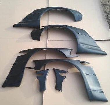 BMW 3 E46 M3 COUPE PDM STYLE WIDEBODY FENDERS ARCHES 6PCS BODY KIT