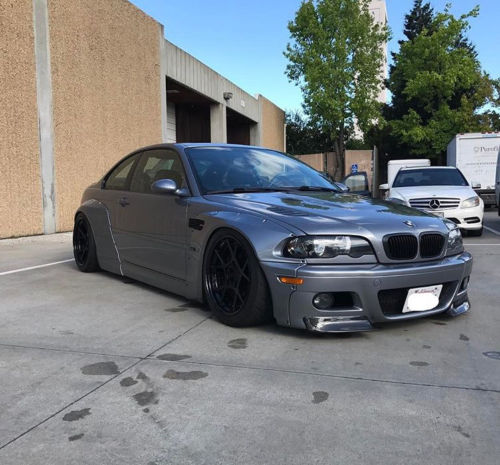 BMW 3 E46 M3 COUPE PDM STYLE WIDEBODY FENDERS ARCHES 6PCS BODY KIT