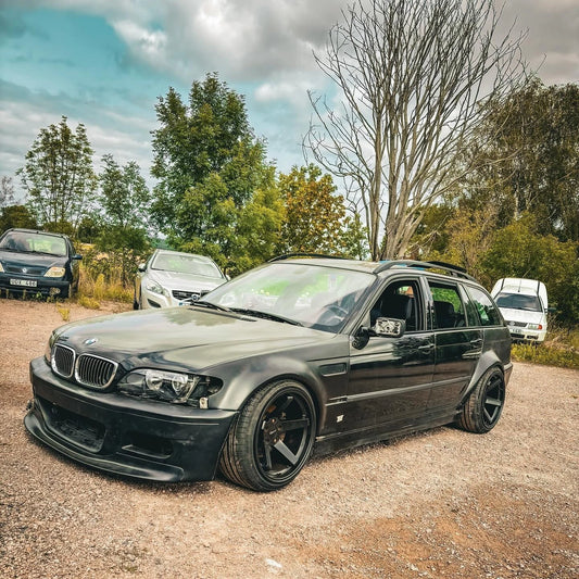 BMW e46 Touring facelift FENDERS BUMPERS SPOILER SIDE SKIRTS FULL BODY M3 Style