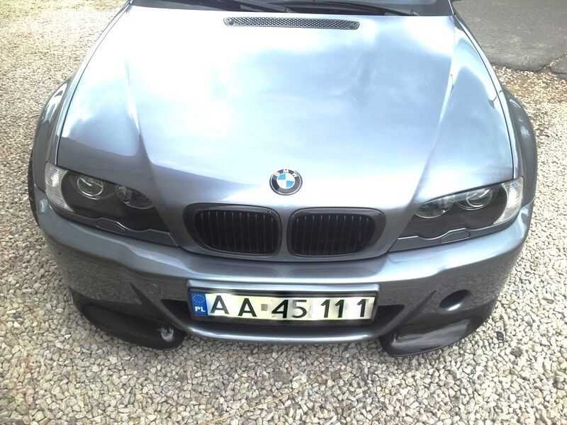 BMW E46 M3 CSL style front bumper + splitter